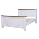 Country white painted bed furniture