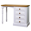 Country white painted dressing table furniture