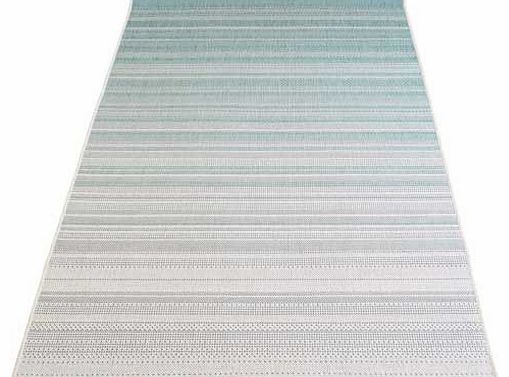 Graduated stripe design flatwave rug woven with a durable polypropylene pile. Suitable for all areas of the home. Easy care and durable. 100% polypropylene. Surface shampoo only. Size L170. W120cm. Weight 3.3kg. (Barcode EAN=5053095067699)