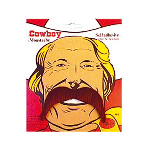 Unbranded Cowboy moustache, brown