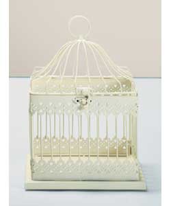 Unbranded Cream Wire Bird Cage