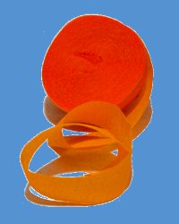 Crepe streamer - Orange - 81