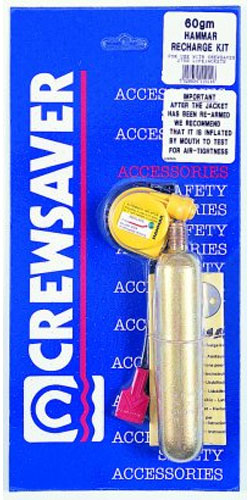 Crewsaver 60g Hammar Lifejacket Re-arming Pack for 275N lifejackets with replacement hammer head and