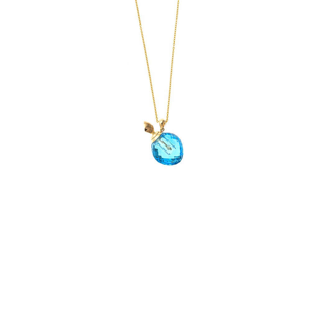 Unbranded Crimes Of Passion Necklace- Blue Topaz