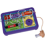 This clever kit contains all the components to make your own working crystal radio  powered by its o