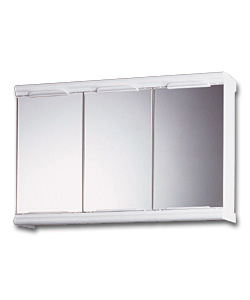 Crystelle Bathroom Cabinet - White.