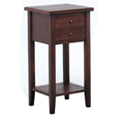 Cube mahogany 2 drawer double pedestal table