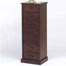 Cube mahogany 7 drawer chest furniture