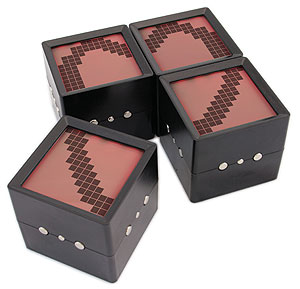 Cubed is a great new puzzle game for all ages. The game has four separate cubes each measuring 6.5cm