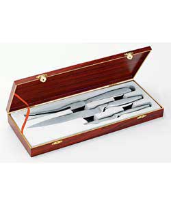 Unbranded Cuisinier 3 Piece Stainless Steel Carving Knife set