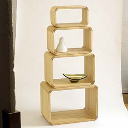 Curvy Cube Shelves