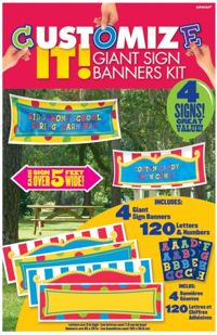 Unbranded Customize It - Value Giant Banner Kit