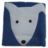 A beautifully soft fleece blanket with cute dog motif. Measuring 75 x 75cm this blanket makes a perf
