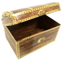 Unbranded Cutout: Pirate Chest Small 20cm x 14cm