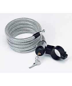 Unbranded Cyclepro Stainless Steel Coil Lock