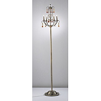 Unbranded DACAW4975 - Antique Brass Floor Lamp