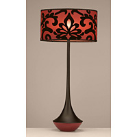 Unbranded DACMO4384 - Brown and Red Table Lamp