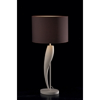 Unbranded DADRU4333 - Cream and Brown Table Lamp