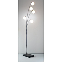 Unbranded DAHIG4950 - Marble and Chrome Floor Lamp