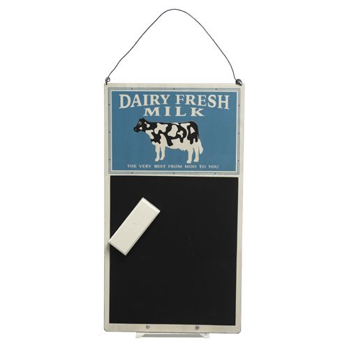 Dairy Fresh Milkandnbsp;~ Antique Style Mini Blackboard andamp; Sign.    Thisandnbsp;popular