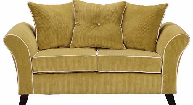 Unbranded Daisy Regular Fabric Sofa - Lime