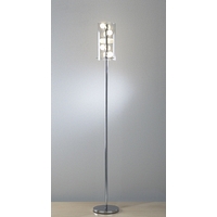 Unbranded DAKIA4950 - Glass and Chrome Floor Lamp