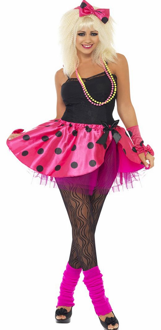 If you fancy transforming yourself into an 80s wild child, TruffleShuffle will come tu-tu the rescue! This polka dot tutu, headband and glove combo is sure to turn some heads on the dance floor. Move over 80s Madonna, theres a new (material) gal in t