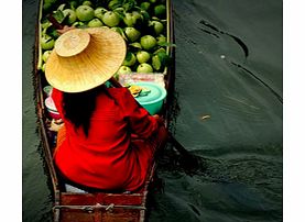 One of the most popular Bangkok experiences, enjoy the sights, smells and sounds of the famous Damnern Saduak Floating Market where you will find hundreds of Thai style canoes laden with fruits, vegetables, sweets and meats.
