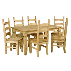 Unbranded Dams - Corona  Dining Table and 6 Chairs