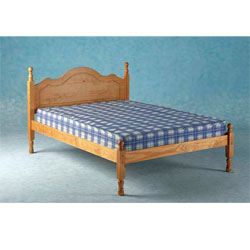 The Sol bedstead is constructed from solid pine and is in a hand waxed finish. It`s simplistic yet s