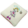 Cute purse for the little lady who likes to let rip on the dance floor!  Sweet, practical and bound 