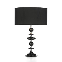 Unbranded DARHAC4022 - Black and Chrome Table Lamp
