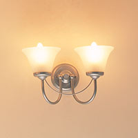 A beautiful ceiling light with a touch of elegance in its floral inspired delicate design, Satin