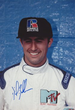 David Brabham Simtek Overalls Signed Photo