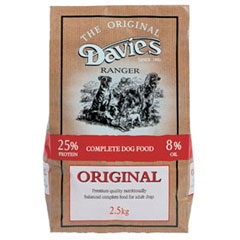 Davies Ranger Original is a complete, high quality food for adult dogs. The diet is formulated and m
