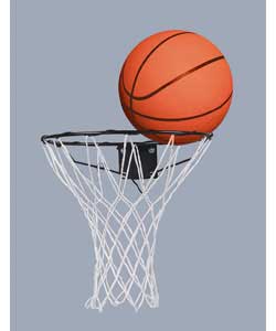 Complete with fittings and instructions for easy assembly.Supplied with official size basketball