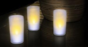 Enjoy the atmospheric ambience of candlelight that is flameless, wax less and heatless!Each