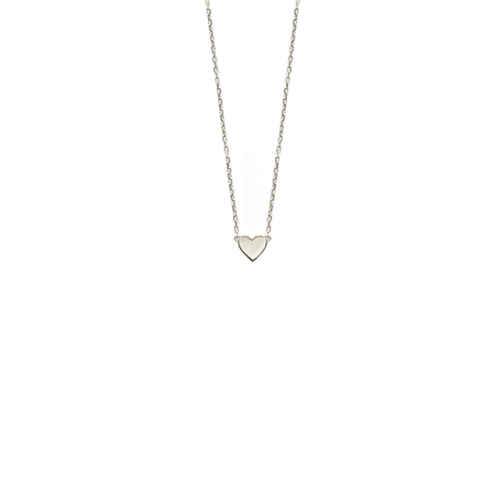 Unbranded Delicate Heart - White Gold