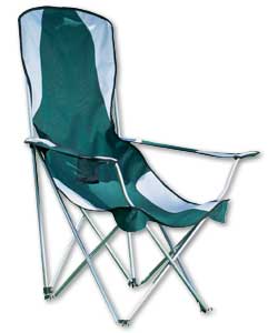 Steel frame with two tone polyester fabric and one