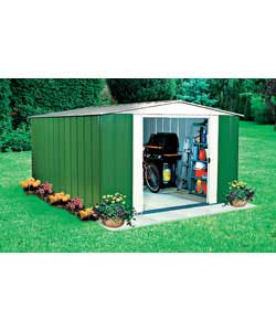 Unbranded Deluxe Metal Shed 13x10ft