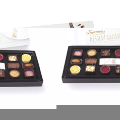 Dessert Gallery is a sublime collection of delicious desserts encased in milk, dark and white chocol