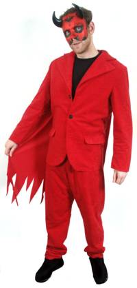 Devilish Red Suit and Cape (Small)