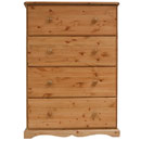 Devon Pine 4 drawer deep chest furniture