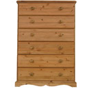 Devon Pine 6 drawer chest furniture