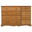 Devon Pine 8 drawer combination chest furniture
