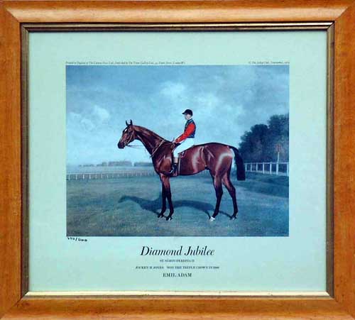 Unbranded Diamond Jubilee and#8211; Ltd. Ed. print of famous Jockey Club owned painting