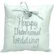 Diamond Wedding Hand Painted Pillow