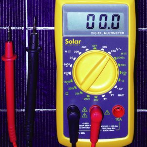 Unbranded Digital Solar Installation Performance Meter