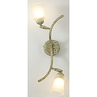 Unbranded DIIL10090 - White and Gold Wall Light
