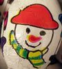 Dinky Chocolate Snowmen - Fabulous little mini eggs of solid milk chocolate encased in a Snowman foi